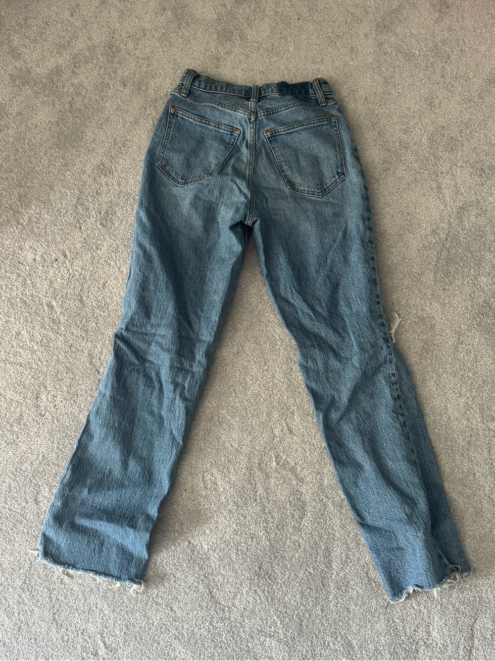 Abercrombie & Fitch 90s straight High-Rise Medium Blue Jeans - Picture 3 of 3